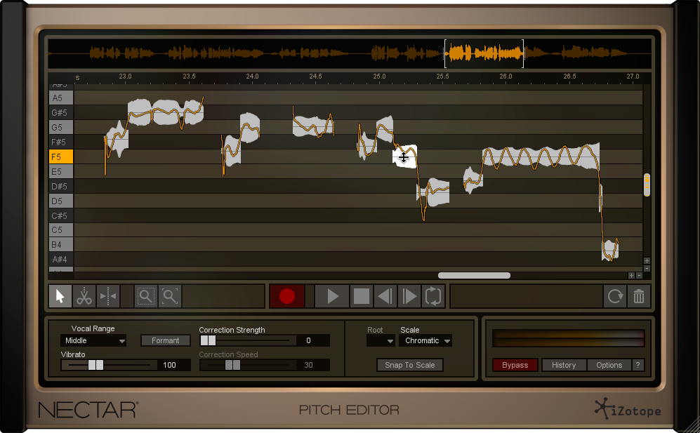 Izotope pitch correction
